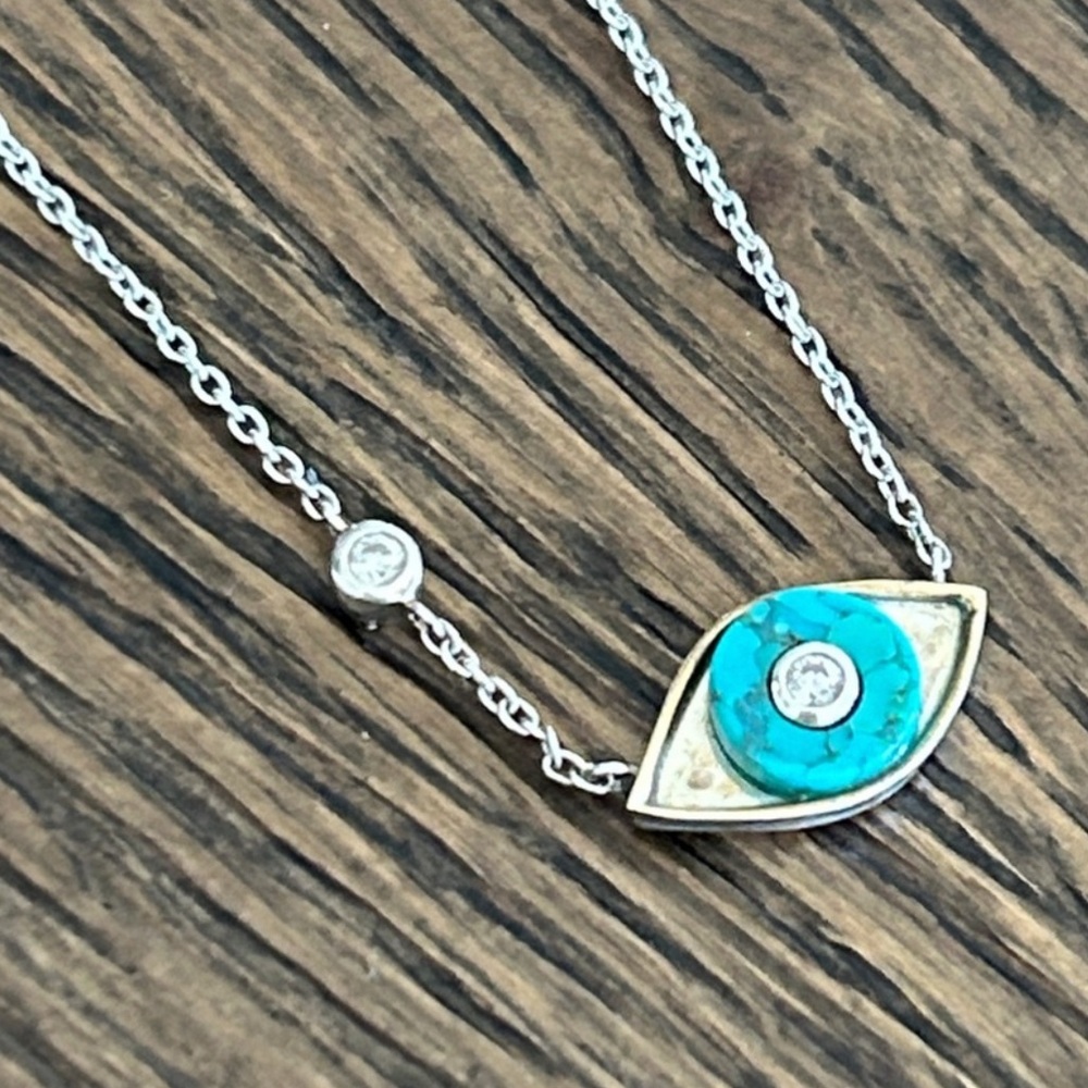 Silpada Turquoise Third Eye Necklace